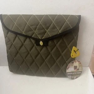 Timbuk2 (New) Quilted Laptop Sleeve 13”x11.5” Olive - Picture 1 of 6