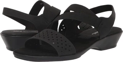 Easy Street Women's Ursina Sandal, Black/Gore, sz 7.5M - Image 1 of 4