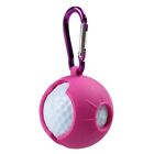 Silicone With Carabiner Golf Ball Sleeve Golf Bag Holder Protective Cover