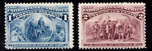 UNITED STATES SCOTT 230-231 COLMBIAN EXPOSITION ISSUES MNH - Picture 1 of 2