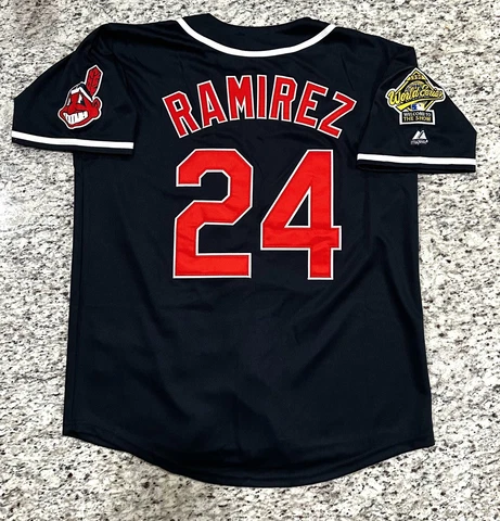 Manny Ramirez 1995 Cleveland Indians World Series Patch Jersey (Size L) NWOT Cover