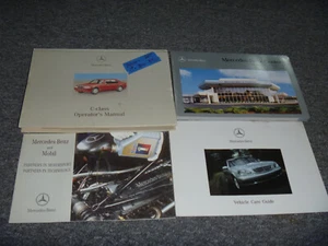 2000 Mercedes Benz C Class C230 C280 C43 Owner Operator Manual User Guide Set xz - Picture 1 of 1