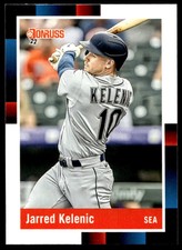 2022 Donruss 248 Jarred Kelenic   Seattle Mariners R88 Baseball Card