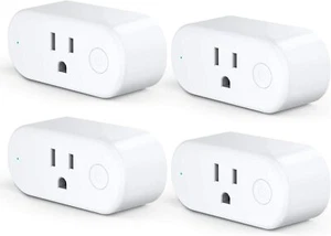 4 Pack Smart Plug 15A,Smart Home Wi-Fi Outlet Works With Alexa,Google Home&IFTTT - Picture 1 of 7