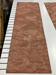 Bubinga Raw Wood Veneer 2 sheets 42'' x 15'' 83K - Picture 1 of 5
