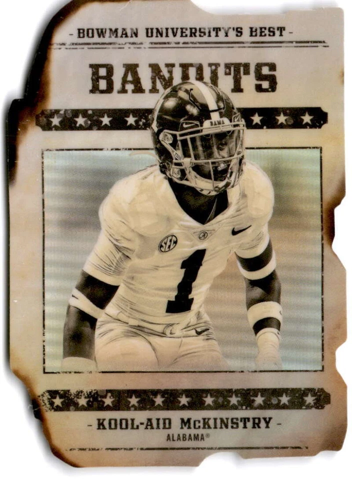 2022 Bowmans Best University Gunslingers Die-Cut GB30 Kool-Aid McKinstry Alabama - Image 1 of 4