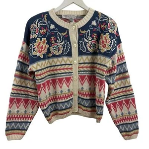 NWT Casual Corner Melbourne Country Button Down Cardigan Size M - Picture 1 of 5