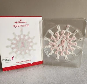 Hallmark Keepsake Ornament "One Like No Other" • Susan G. Komen 2014 - Picture 1 of 10