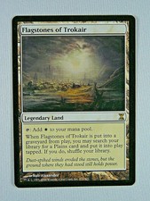Flagstones of Trokair - Rare Land - NM - Time Spiral MTG