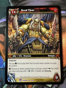 World of Warcraft TCG Honor 128/208 Drek'Thar - Picture 1 of 2
