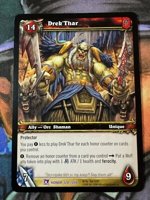 World of Warcraft TCG Honor 128/208 Drek'Thar - Image 1 of 2