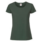FRUIT OF THE LOOM - Ringspun Premium Women's T-Shirt XS - 2XL Cotton
