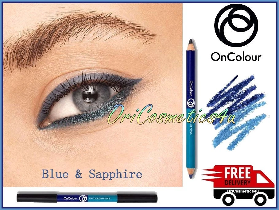 Oriflame OnColour Perfect Duo Eye Pencil Blue & Sapphire With Vitamin E - image 1 of 4