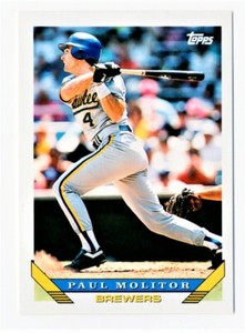  Paul Molitor Cards Brewers 