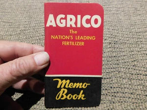 Vintage AGRICO Fertilizer Memo Notebook Farm Equipment Notebook 5.2 x 3" - Picture 1 of 3