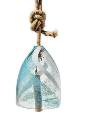 New Handmade Art Glass Hanging Winchime Bell Sun Decor - Image 1 of 4