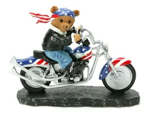 "Bear To Be Wild" Born To Ride Collection Sculpture #3733B 4,5" Tall. Nice Gift. - Picture 1 of 3
