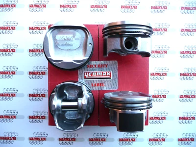 4X PISTONS WITH RINGS RENAULT SCENIC MEGANE 1.4TCe 16V PETROL H4J700 Ø78.50 +0.5 - Image 1 of 4