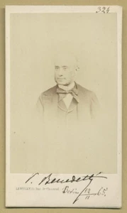 Conde Vincent Benedetti (1817-1900) - Guerra franco-prusiana - Foto firmada - Certificado de autenticidad - Imagen 1 de 2