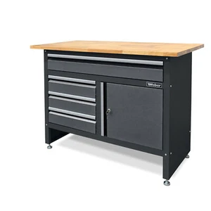 Weber Werkbank Holzarbeitsplatte Werkstattschrank Werkzeugschrank Arbeitsplatte - Bild 1 von 2