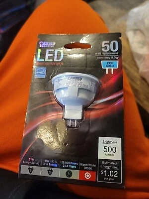Feit Electric BPEXN/500/LED Dimmable MR16 Bulb. 8.5 Watt. 12 Volt. - Image 1 of 3