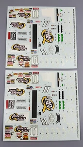 1:24 SPRINT CAR MODEL DECALS SHEET STEVE KINSER The King #11 QUAKER STATE #D34 - Picture 1 of 5