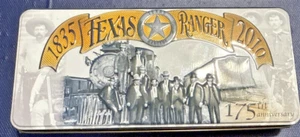 Texas Ranger 175th Anniversary Pocket Knife in Display Tin 1835 to 2010 - Picture 1 of 3