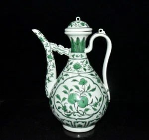 Collectable Beautiful Chinese Hand Famille Rose Porcelain Dragon Teapot - Picture 1 of 9