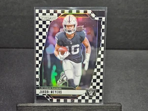 Panini Prizm JAKOBI MEYERS BLACK & WHITE CHECKER #177 2024 Las Vegas Raiders - Imagen 1 de 1