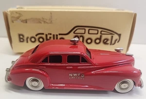 1941 PACKARD CLIPPER FIRE CHIEF BRK 18X BROOKLIN MODELS 1/43 MIB MADE IN ENGLAND - Picture 1 of 8