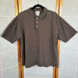 Vintage 90er Disneyworld besticktes Mickey Mouse Poloshirt Herren Gr. M braun - Bild 1 von 12