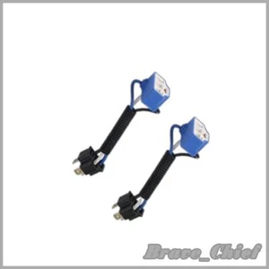 2Pcs Front H4 Headlight Lamp Bulb Socket Plug Connector Extension Wiring Harness - Picture 1 of 8