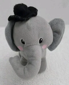 Wal-Mart Store Elefant Stofftier grau Plüsch schwarz Hut Krawatte Spielzeug Sammlerstücke - Bild 1 von 12