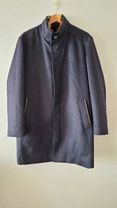 Pal Zileri Mens Eu 48 Muskrat Fur Lined 2 Piece Coat Vest Long UK 38 SMALL ITALY - Picture 1 of 23