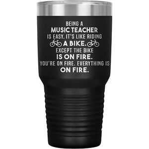 Music Teacher Tumbler Travel Mug Coffee Cup Funny Gifts For Appreciation P-20M