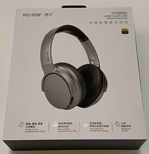 Auriculares híbridos con cancelación activa de ruido KO-STAR con micrófono, inalámbricos ANC - Imagen 1 de 10