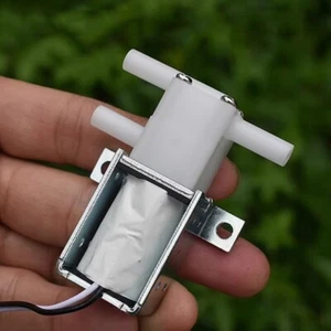 DC 12V 2-Position 3-Wege N/C N/O Mini Elektro Magnetventil Wasser Durchflussregelung - Bild 1 von 7