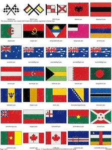 176 FLAGS & PATRIOTIC MACHINE EMBROIDERY DESIGNS PES BROTHER USB - Picture 1 of 12