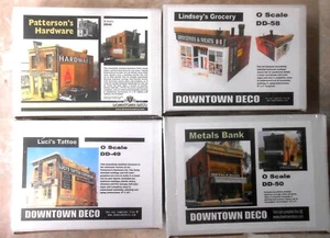 Downtown Deco O Skala Sonderpreis 4 Kit Combo Luci's, Metalle + 2 mehr! - Bild 1 von 6