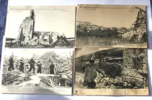ABLAIN SAINT NAZAIRE / WW1 / 4 cartes RUINES - Bild 1 von 1