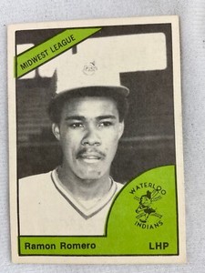 1978 Waterloo Indians-TCMA Minor League Baseball Card#125-Ramon Romero