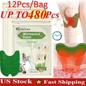 12~480X Knee Relief Patches Sticker Joint Pain Wormwood Ache Plaster Pad Health - Picture 1 of 27