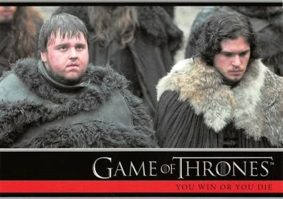 Game of Thrones Season 1 (2012) BASE Trading Card #20 / YOU WIN OR YOU DIE - Image 1 of 2