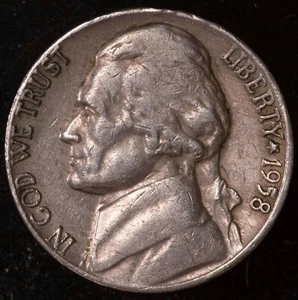 1958-D JEFFERSON NICKEL - Bild 1 von 2