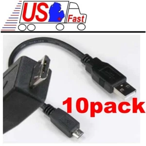 Lot10pk 8"inch short USB Micro 5pin Digital Phone/Charger/Sync Cable/Cord/Wire6" - Picture 1 of 2