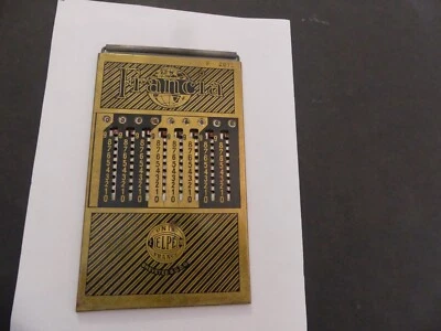 MACHINE A CALCULER ADDITIONNEUSE A MAIN FRANCIA UNIS FRANCE ELPE VERS 1900 - Photo 1/2