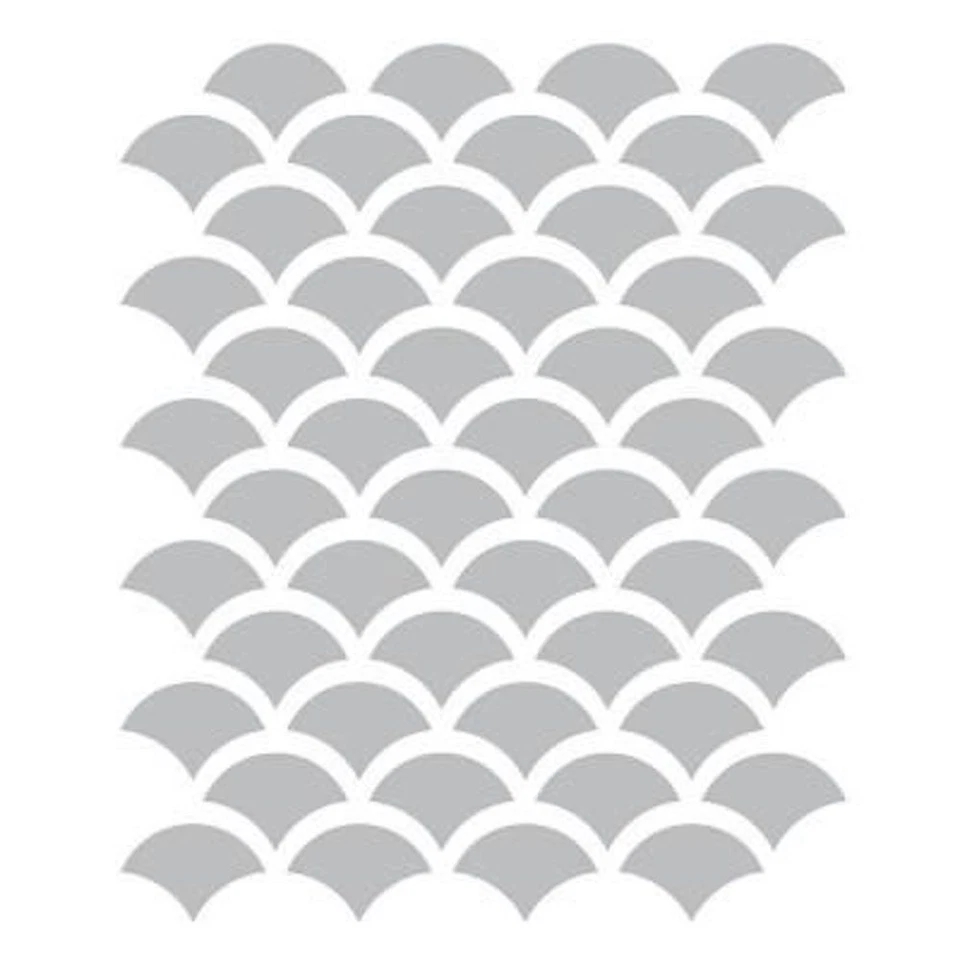 Liberty FSS001-CL10 pulgadas x 10 pulgadas. Plantilla de muebles escalas transparentes de inspiración vintage Foto 1 de 1