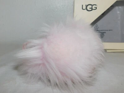 NIÑAS BEBÉ 4/5 12-18 MOS UGG ACEBO PIEL DE OVEJA ROSA CHANCLAS SANDALIAS Foto 1 de 4