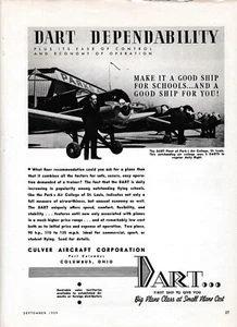 1939 Dart Flugzeug ad 7/15/2024f - Bild 1 von 1