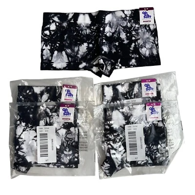 Justice Niñas Talla 6-7 Bragas Niños Pantalones Cortos Ropa Interior Lote De 5 Pares Negro Blanco Nuevo Foto 1 de 4